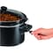 Hamilton Beach Hamilton Beach Stay or Go 6 qt Black Metal Slow Cooker 33261 - alternate 4
